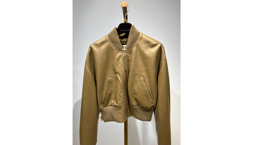 Loewe, Oliv, cropped Jacke, Luxus, Mode