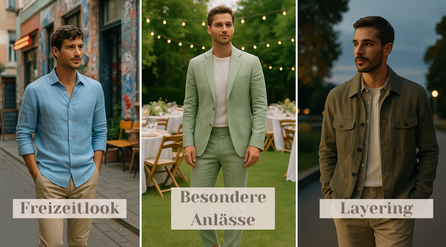 Leinenmode für Herren bei engelhorn